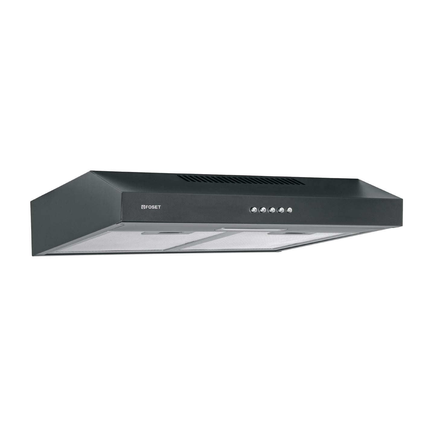 Campana Extractora Empotrable 50cm Negra FOSET - Cocina Profesional