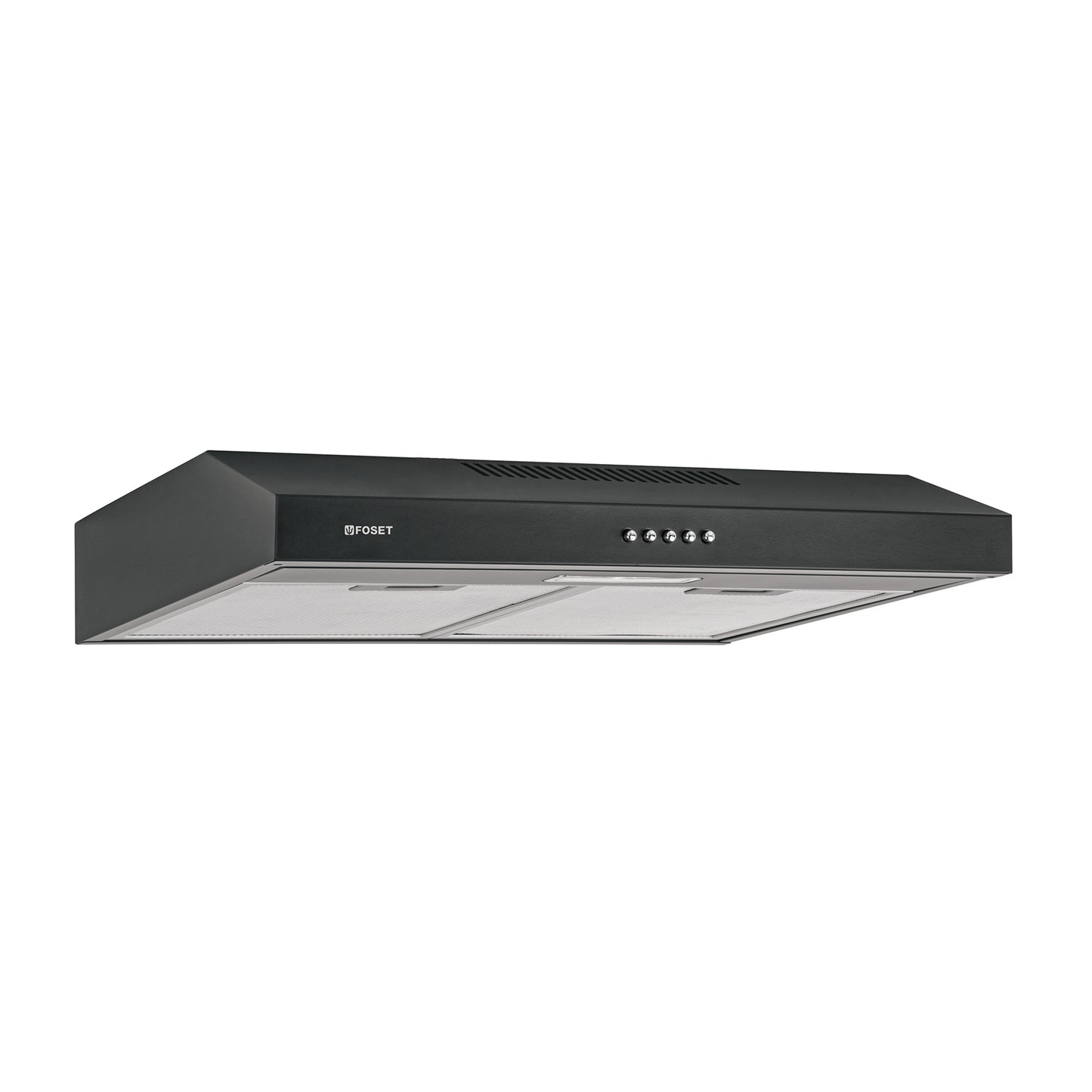 Campana Extractora de Cocina 60cm Empotrable Negra FOSET - Extractor de Humo