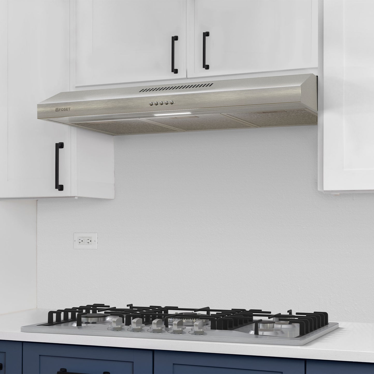 Campana Extractora Empotrable 60cm Acero Inoxidable FOSET - Cocina