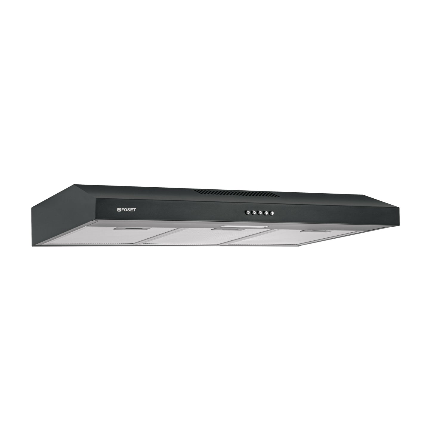 Campana Extractora Empotrable 80 cm Negra FOSET - Cocina Profesional