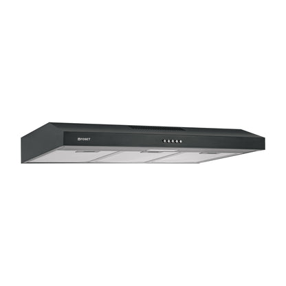 Campana Extractora Empotrable 80 cm Negra FOSET - Cocina Profesional