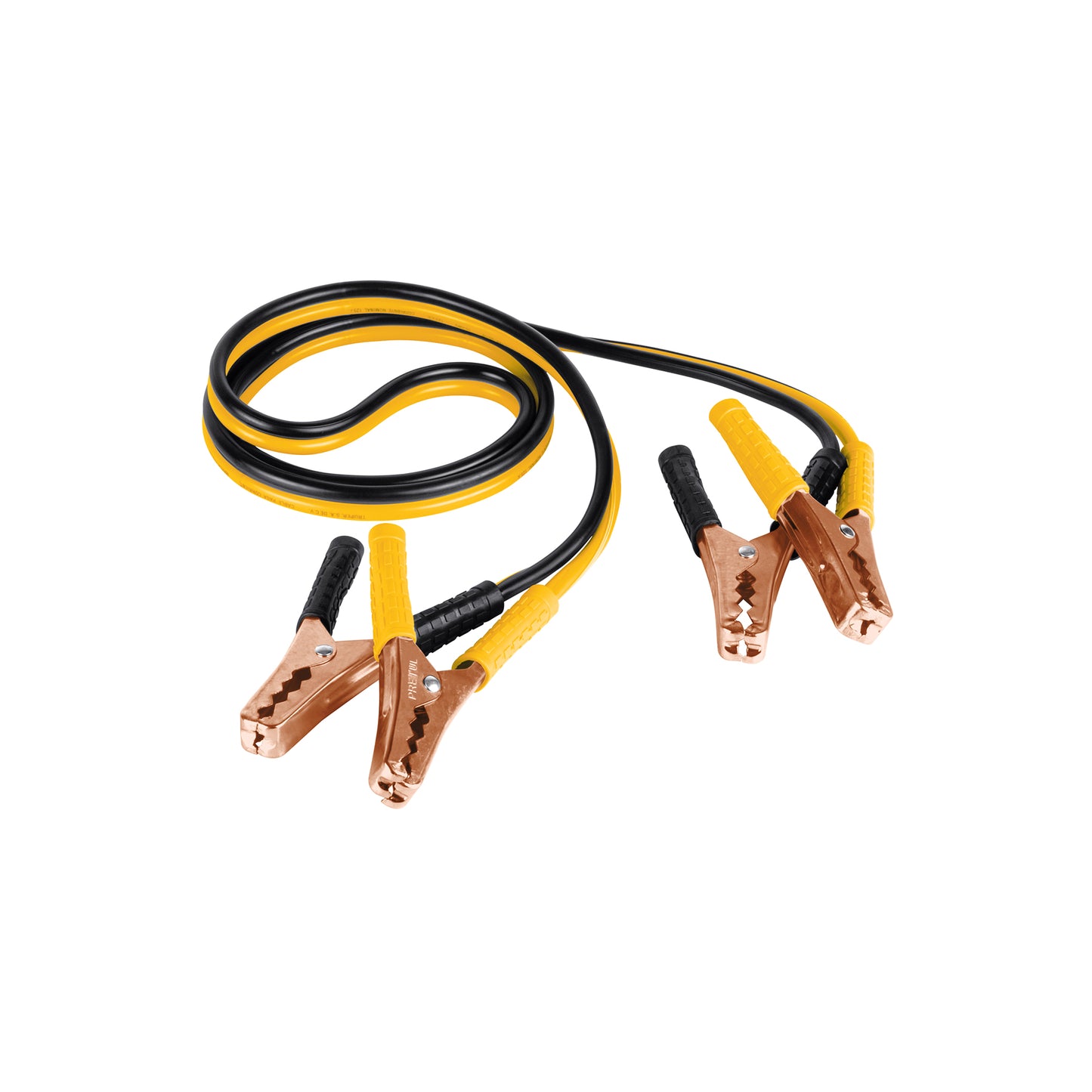Cables Pasa Corriente Pretul 2m 125A - Solución Profesional para Arranque de Batería Descargada - Cable Aluminio Cobre 10 AWG con Pinzas PVC y Funda Transporte - CAP-2010P