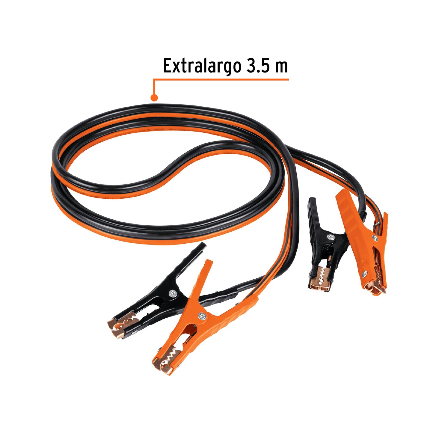 Cables Pasa Corriente 3.5m 350A CAP-3506T Expert - Solución Profesional para Arranque de Vehículos con Batería Descargada - Cable Aluminio Revestido Cobre 6 AWG con Funda