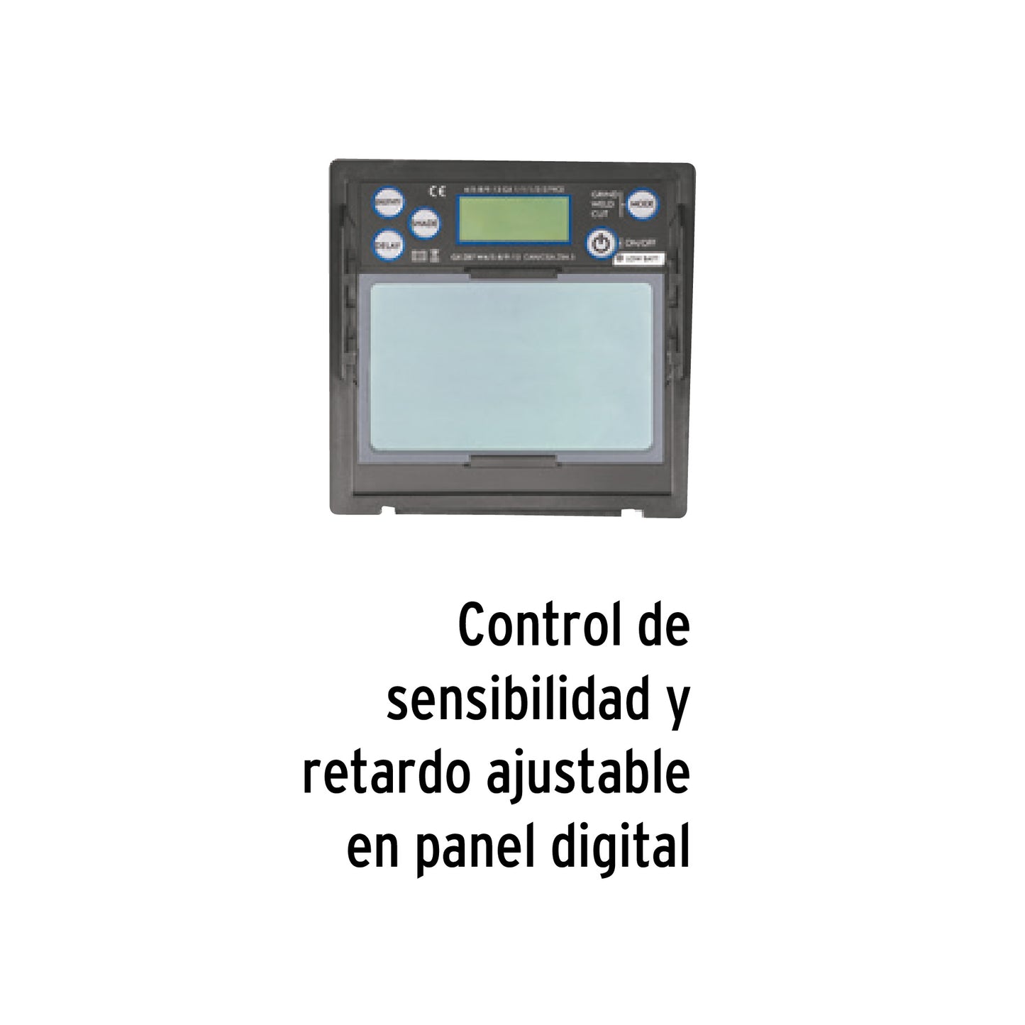 Careta Electrónica Soldadura CAREL-913DX Expert 9-13 Digital - Protección Profesional Anti-Fatiga Ocular