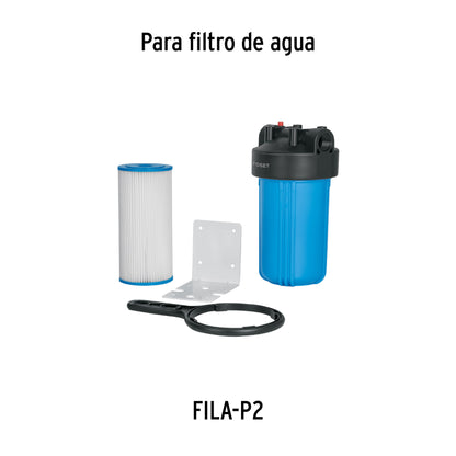 Cartucho de Repuesto CARFIL-P2 FOSET - Filtro de Poliéster Anti-Sedimentos para Tuberías - Evita Obstrucciones en Regaderas y Llaves