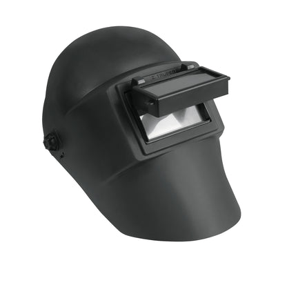 Careta Soldadura Profesional TRUPER Lente Abatible Sombra 11 - Protección Completa Cabeza Cuello - Ventanilla Móvil Nylon Resistente - CASO-3