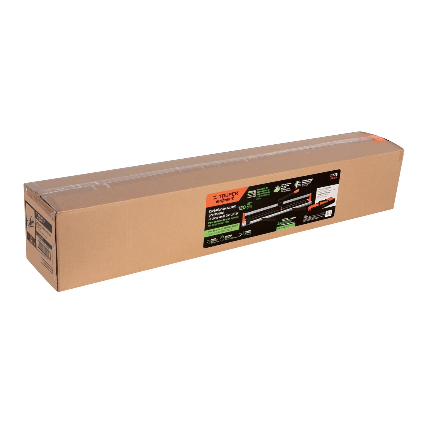 Cortador de Azulejo 120 cm Gran Formato con Maletín EXPERT | TRUPER®