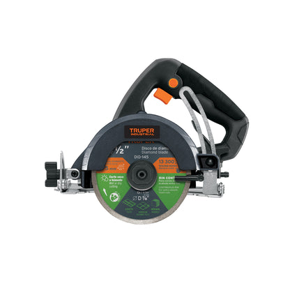 Cortadora de Azulejos TRUPER Industrial 4-1/2" 1320W - Cortes Precisos y Profesionales para Cerámica y Porcelanato - CAZE-4-1/2N