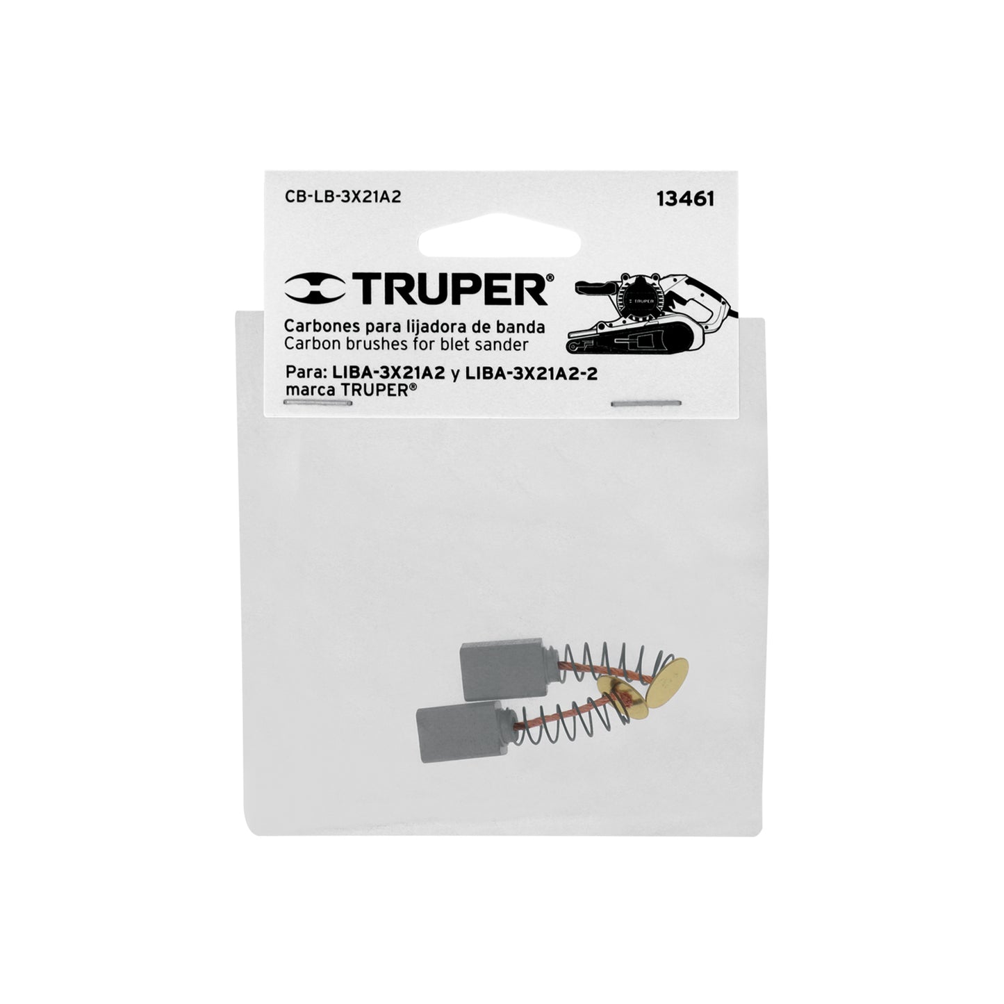 Bolsa con 2 carbones de repuesto para LIBA-3X21A2, TRUPER