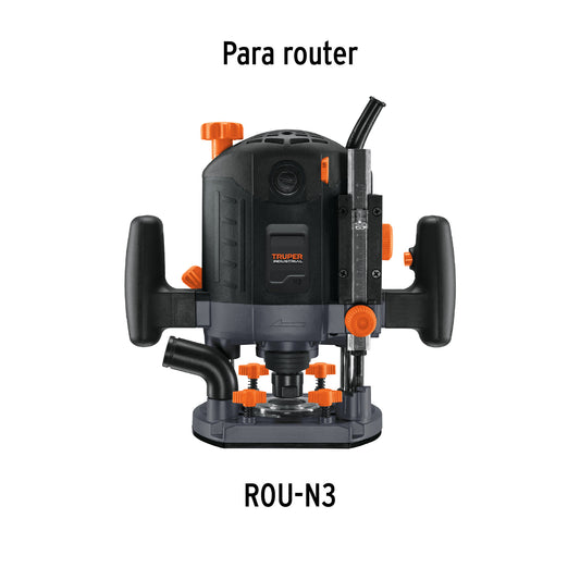 Bolsa con 2 carbones de repuesto para ROU-N3, TRUPER