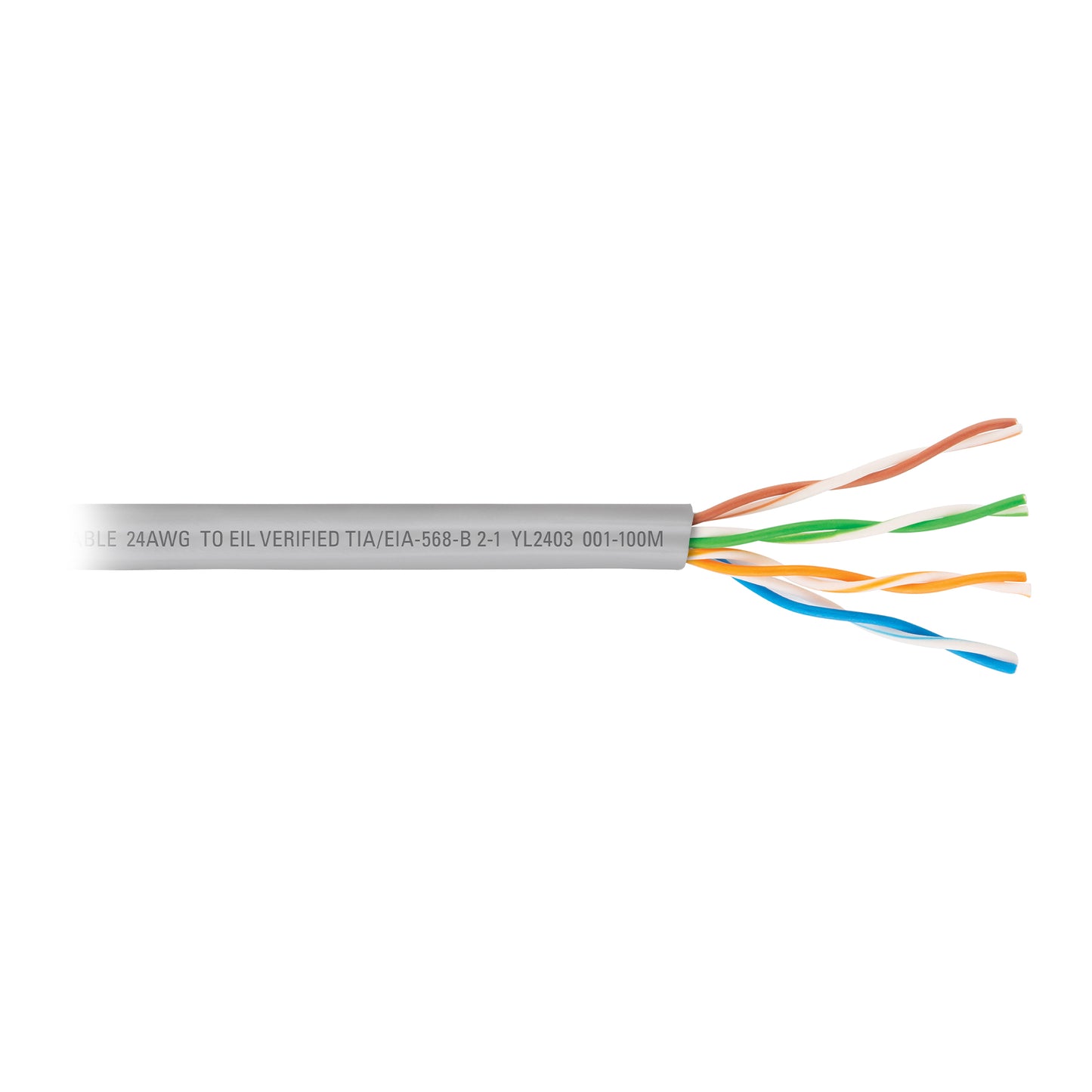 Cable UTP CAT5E 100m Bobina Gris VOLTECK