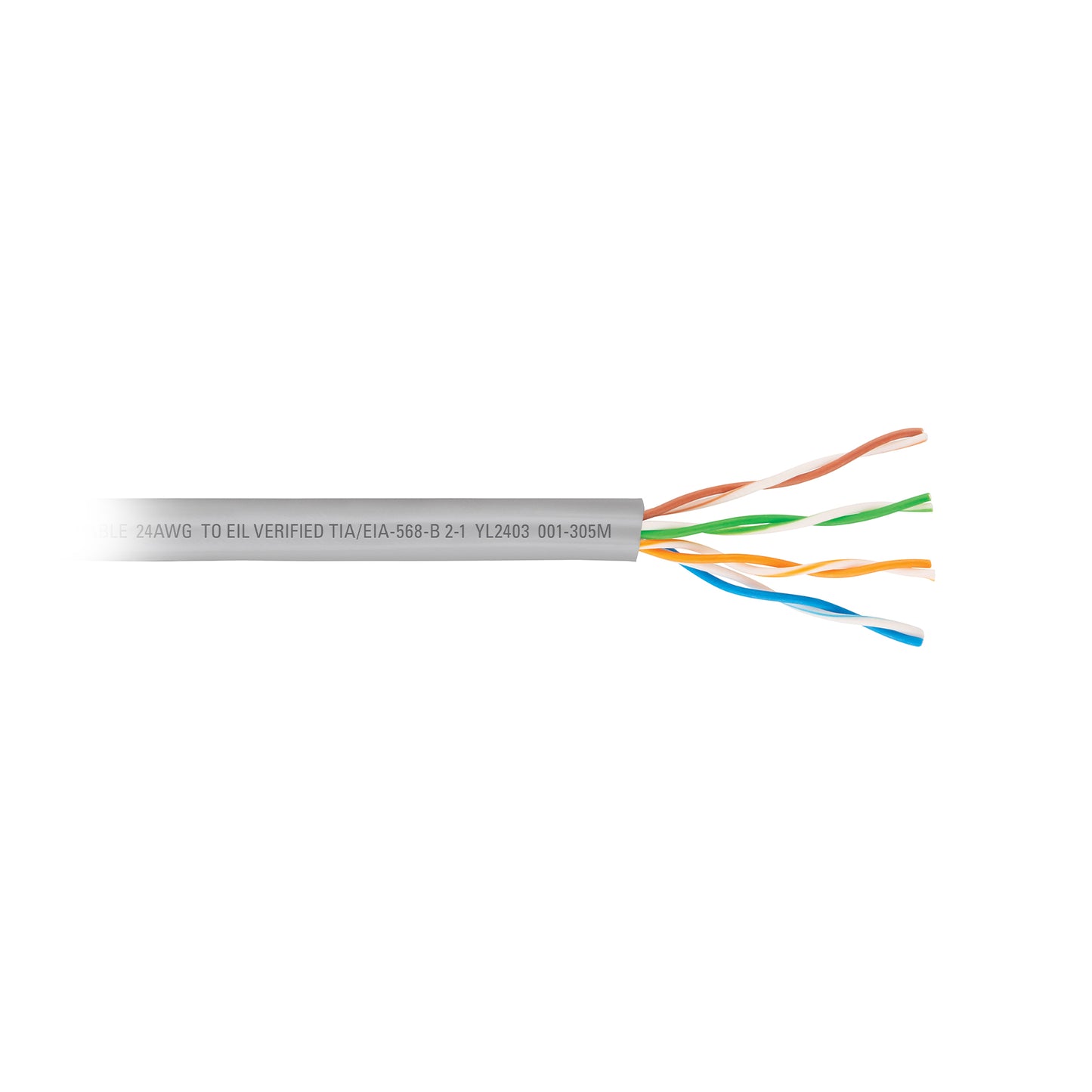 Cable UTP CAT5E 305m Bobina Gris | VOLTECK