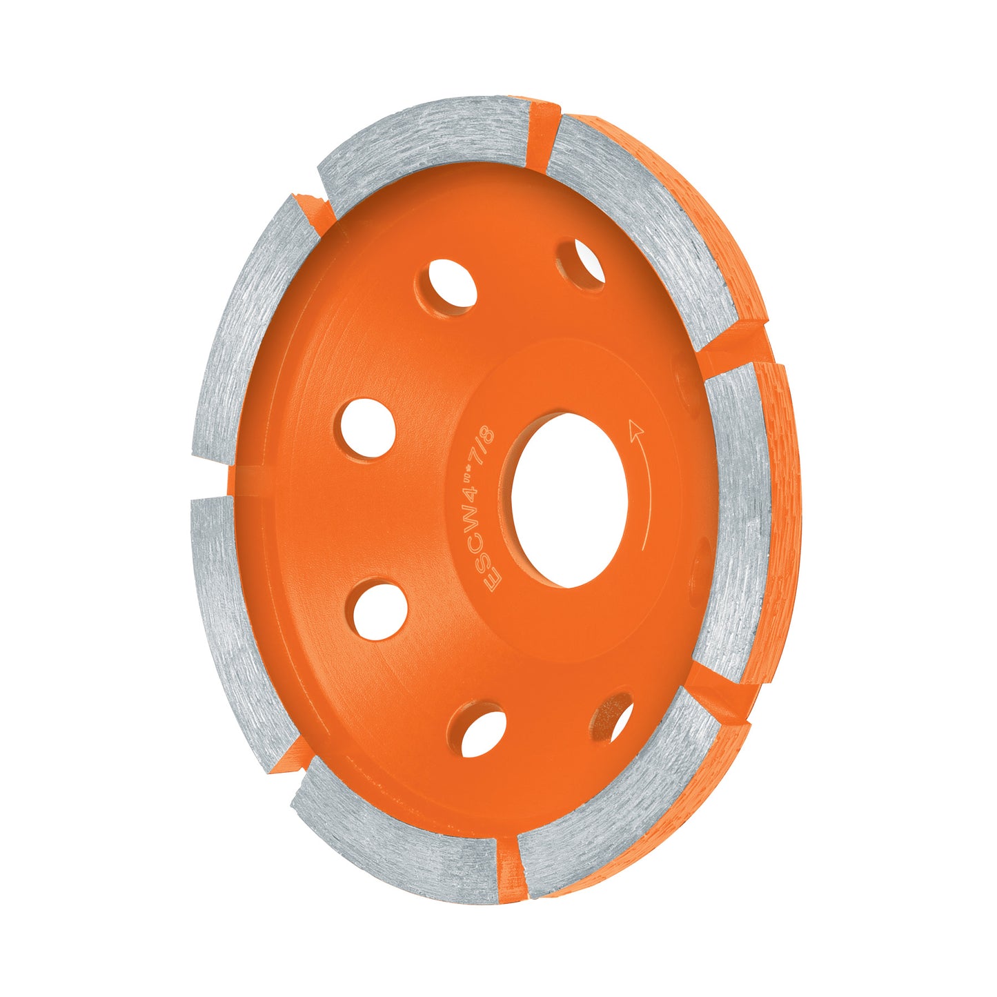 Copa de diamante 1 hilera 4" x 7/8", TRUPER