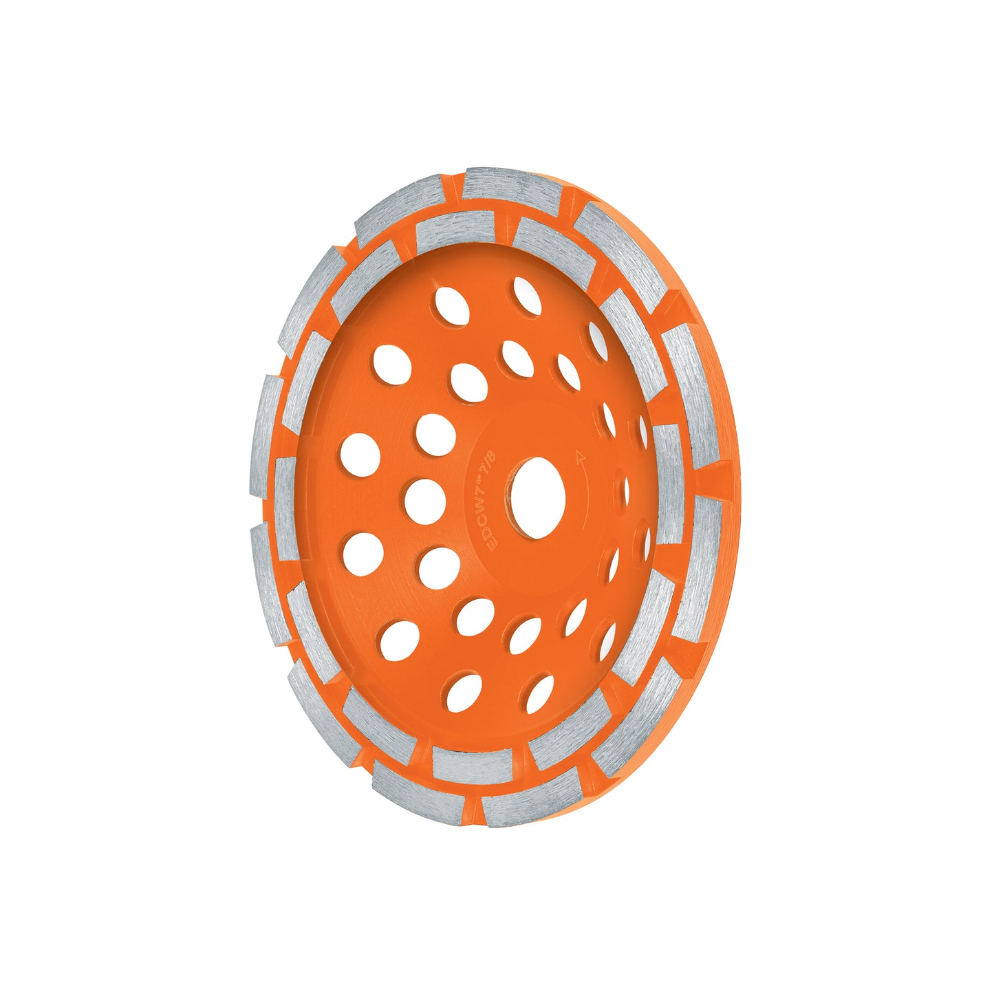 Copa de diamante doble hilera 7" x 7/8", TRUPER