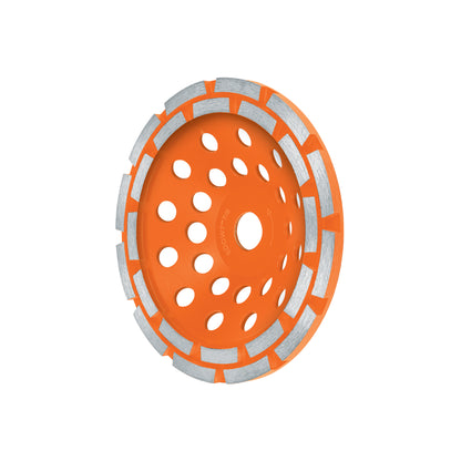 Copa de diamante doble hilera 7" x 7/8", TRUPER