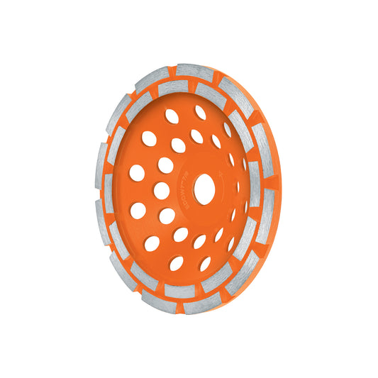 Copa de diamante doble hilera 7" x 7/8", TRUPER