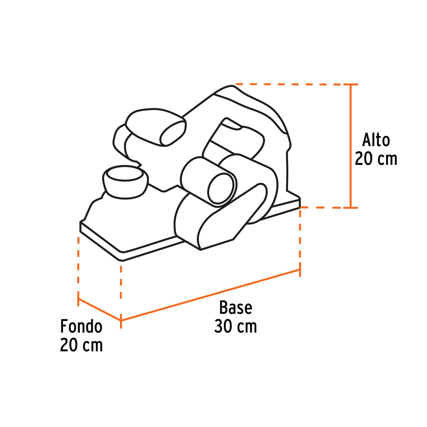 Cepillo Eléctrico TRUPER 4-1/2" 950W Industrial CEPEL-4-1/2NX - Cepillado Profesional de Madera con Cuchillas de Carburo de Tungsteno para Carpintería y Acabados Finos