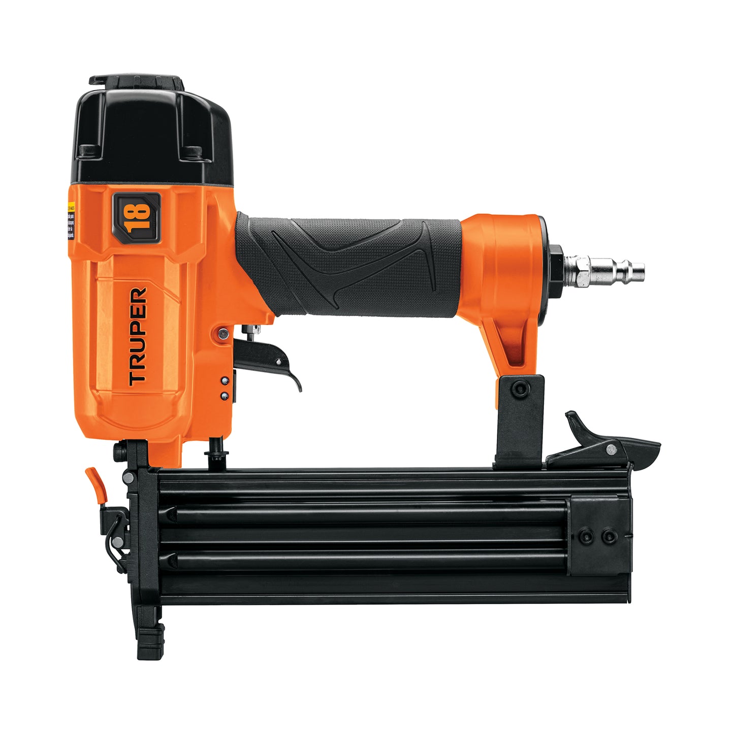 Clavadora Neumática Profesional Truper Calibre 18 CLNE-18 - Solución Rápida para Carpintería y Construcción - 100 Clavos - Sistema Cambio Rápido