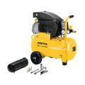 Kit Compresor de Aire PRETUL 20L 2.5HP con Manguera 7.5m y Accesorios Neumáticos - Solución Completa para Inflado y Limpieza Industrial 127V