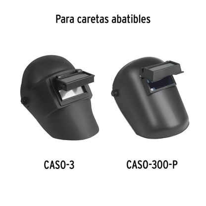 Lente Transparente TRUPER CASO-3 y CASO-300-P | Repuesto Original por caja con 20 piezas