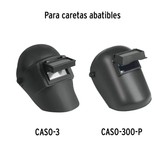 Lente Transparente TRUPER CASO-3 y CASO-300-P | Repuesto Original por caja con 20 piezas