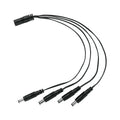 Cable Divisor de Energía tipo Pulpo 1 a 4 para CCTV, VOLTECK