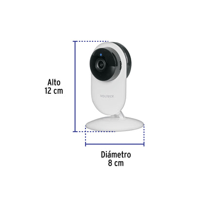 Cámara WiFi Fija 2MP VOLTECK | Cable y Posicionamiento Fijo