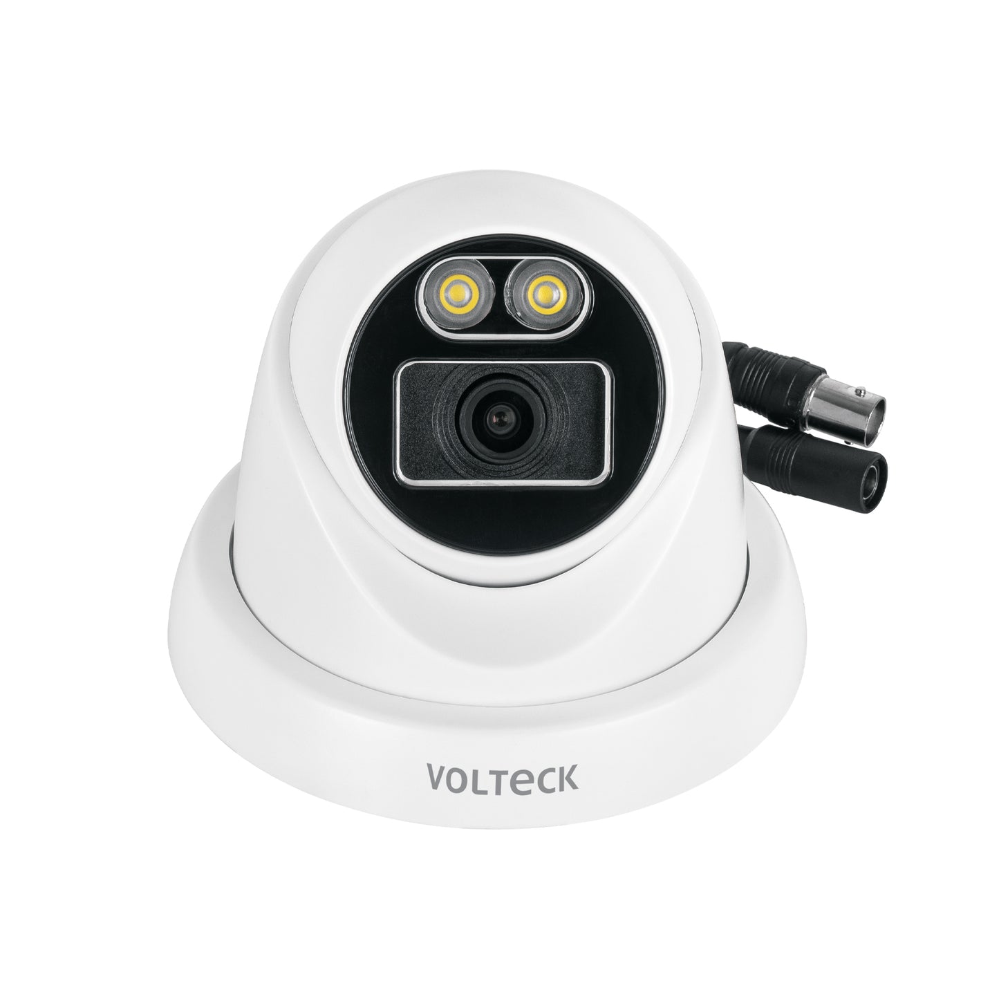 Cámara tipo domo 2MP VOLTECK con lente 3.6mm. Posicionamiento flexible