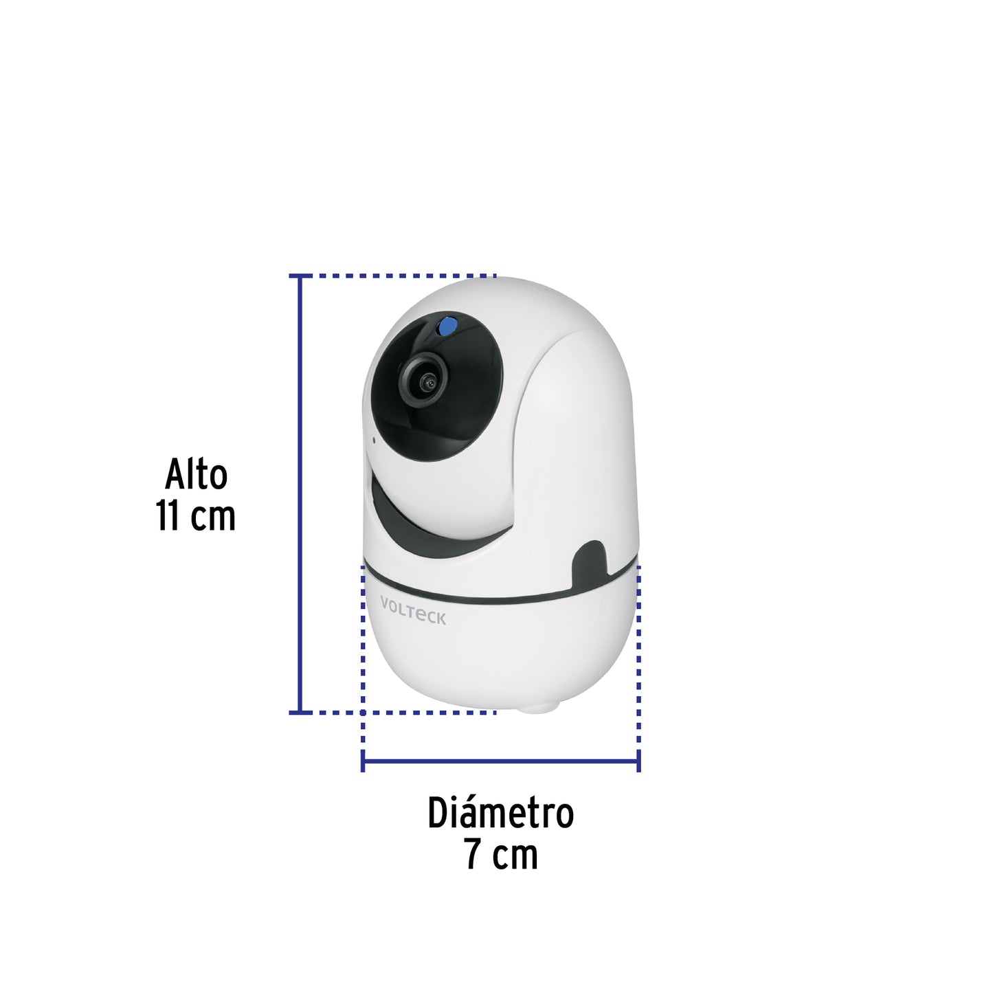 Cámara WiFi Inalámbrica 3MP VOLTECK – Motorizada 360°, Visión Nocturna