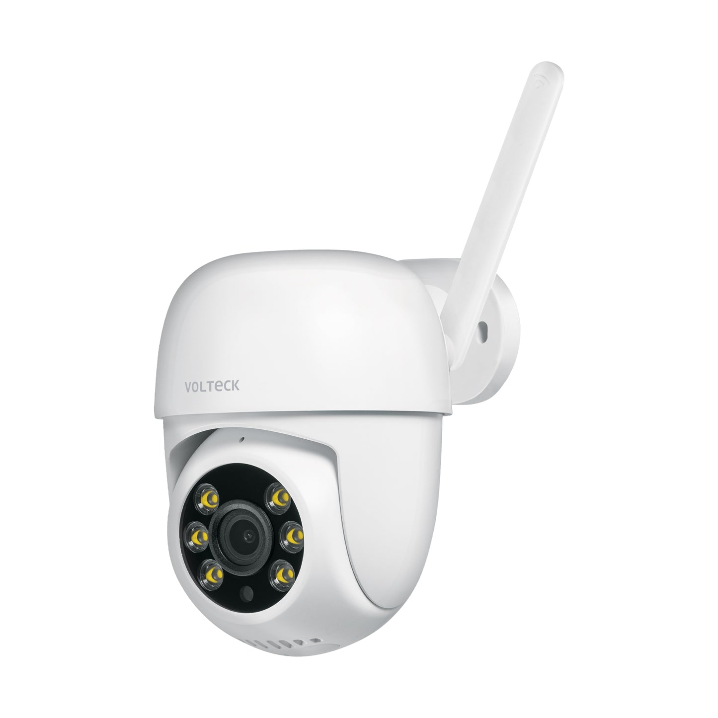 Cámara de seguridad WiFi robotizada tipo domo 3MP VOLTECK. Monitoreo inteligente para tu hogar o negocio