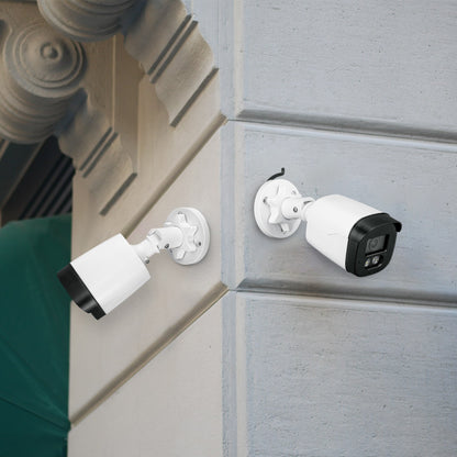 Kit de videovigilancia VOLTECK® con DVR 8 canales, 4 cámaras de 5MP y disco duro de 1TB. Ideal para negocios y hogares.