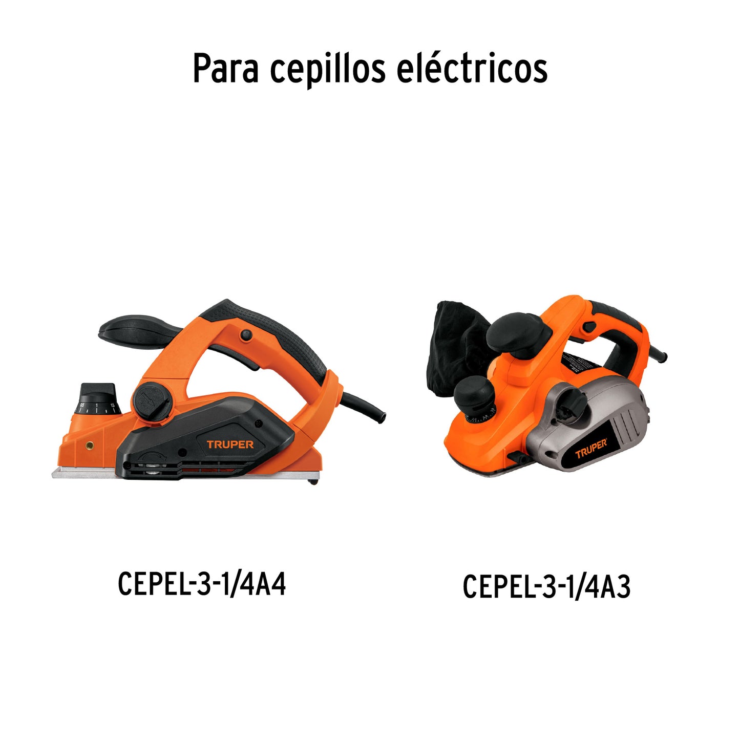 2 piezas cuchillas para cepillos eléctricos 3-1/4", PRETUL