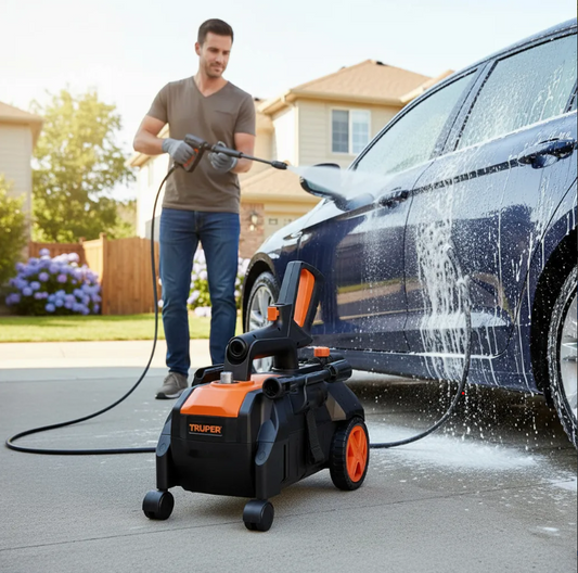 Hidrolavadora eléctrica horizontal 1500 PSI, TRUPER