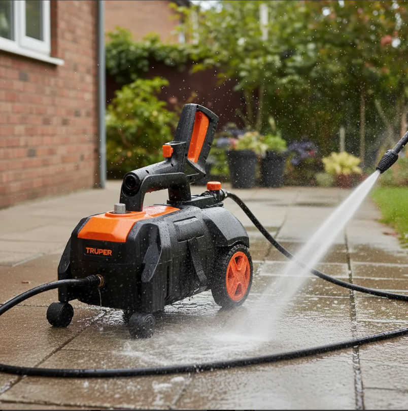 Hidrolavadora eléctrica horizontal 1500 PSI, TRUPER