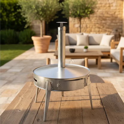 Anafre Comal Artesanal Desmontable 60cm | Para Leña o Carbón | Ideal Asados, Carne, Tortillas y Quesadillas