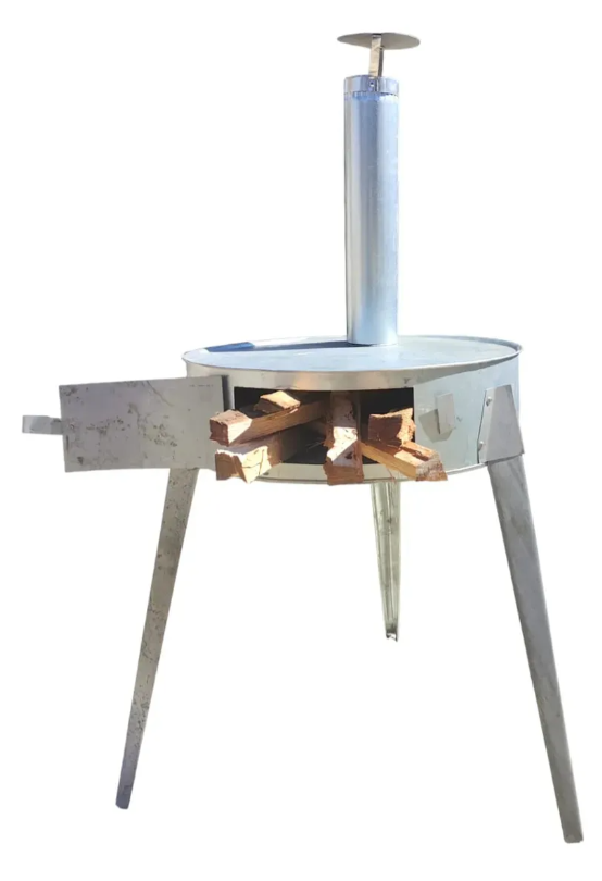 Anafre Comal Artesanal Desmontable 60cm | Para Leña o Carbón | Ideal Asados, Carne, Tortillas y Quesadillas