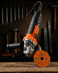COMBO Esmeriladora Truper Ergo Pro 850W + Disco para Cortar Madera 4-1/2
