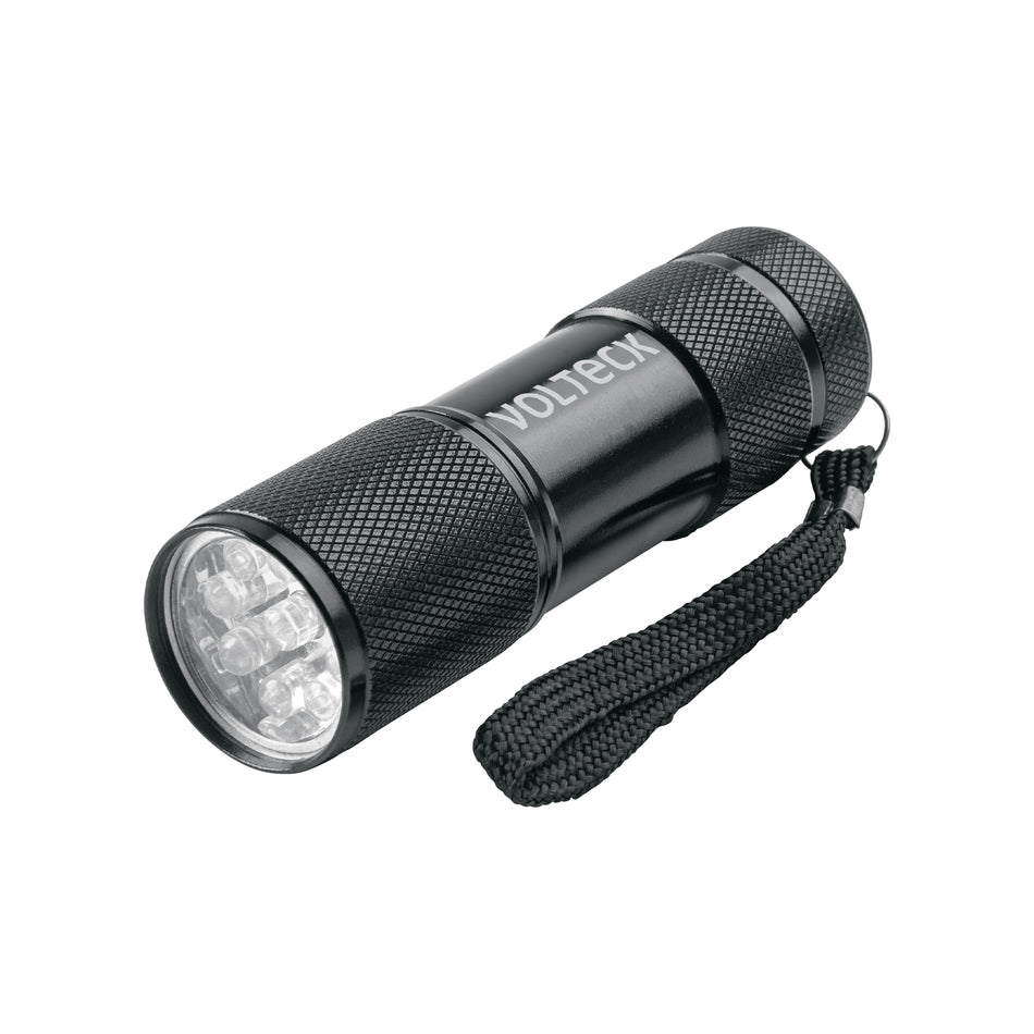 Linterna LED UV VOLTECK DBF-L9 Detector Billetes Falsos Documentos Luz Ultravioleta Profesional Seguridad Autenticación