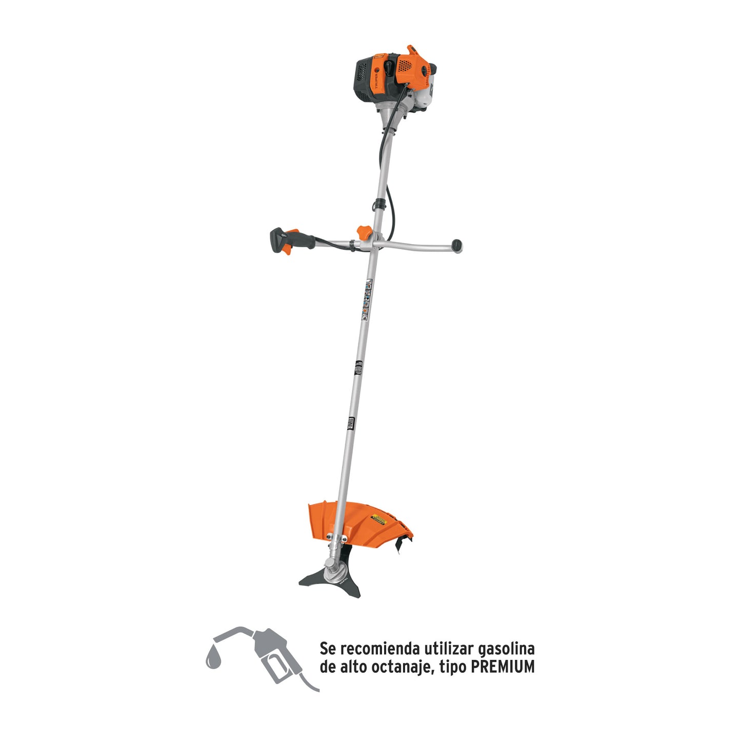 Desmalezadora Gasolina 43 cc DES-430 Motor 1.7 HP Eje Recto Aluminio - Corta Maleza Césped Arbustos Profesional