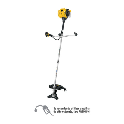 Desmalezadora Gasolina Pretul 52cc Motor 1.8HP Mango Bici - Corta Césped Maleza Hierba Verde Residencial