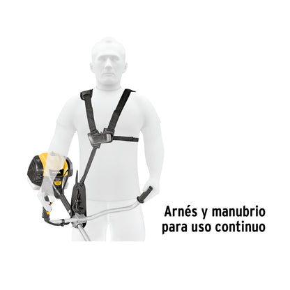 Desmalezadora Gasolina Pretul 52cc Motor 1.8HP Mango Bici - Corta Césped Maleza Hierba Verde Residencial