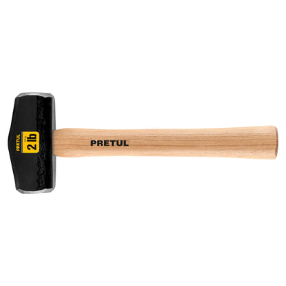 Marro Nevada 2 lbs PRETUL DHT-2P - Herramienta Profesional para Demolición y Golpeo con Mango de Madera 10-3/4"
