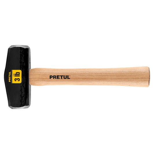 Marro Nevada 3 lbs Pretul DHT-3P - Martillo Demolición Profesional Mango Madera 10-3/4