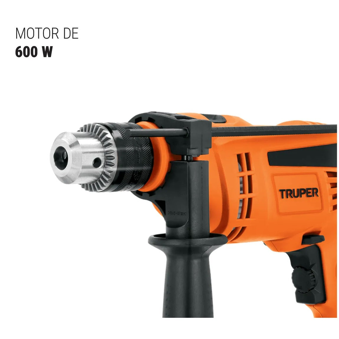 Rotomartillo TRUPER PRO 1/2" 600W ROTO-1/2A10 - Taladro Percutor Profesional