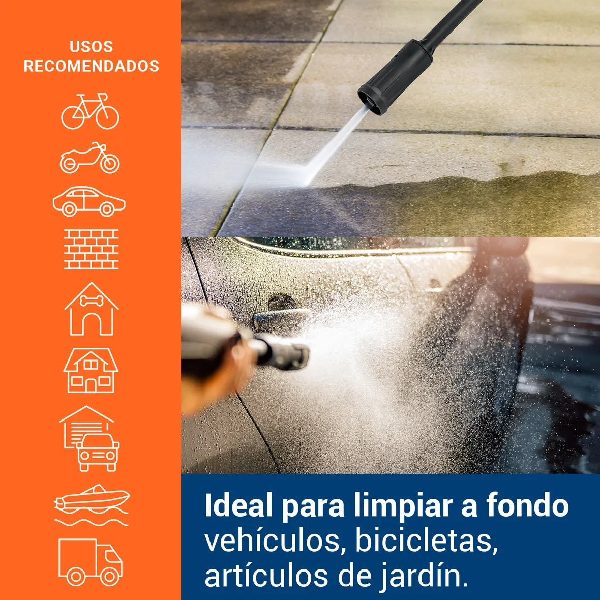 Hidrolavadora eléctrica 2000 PSI, Truper