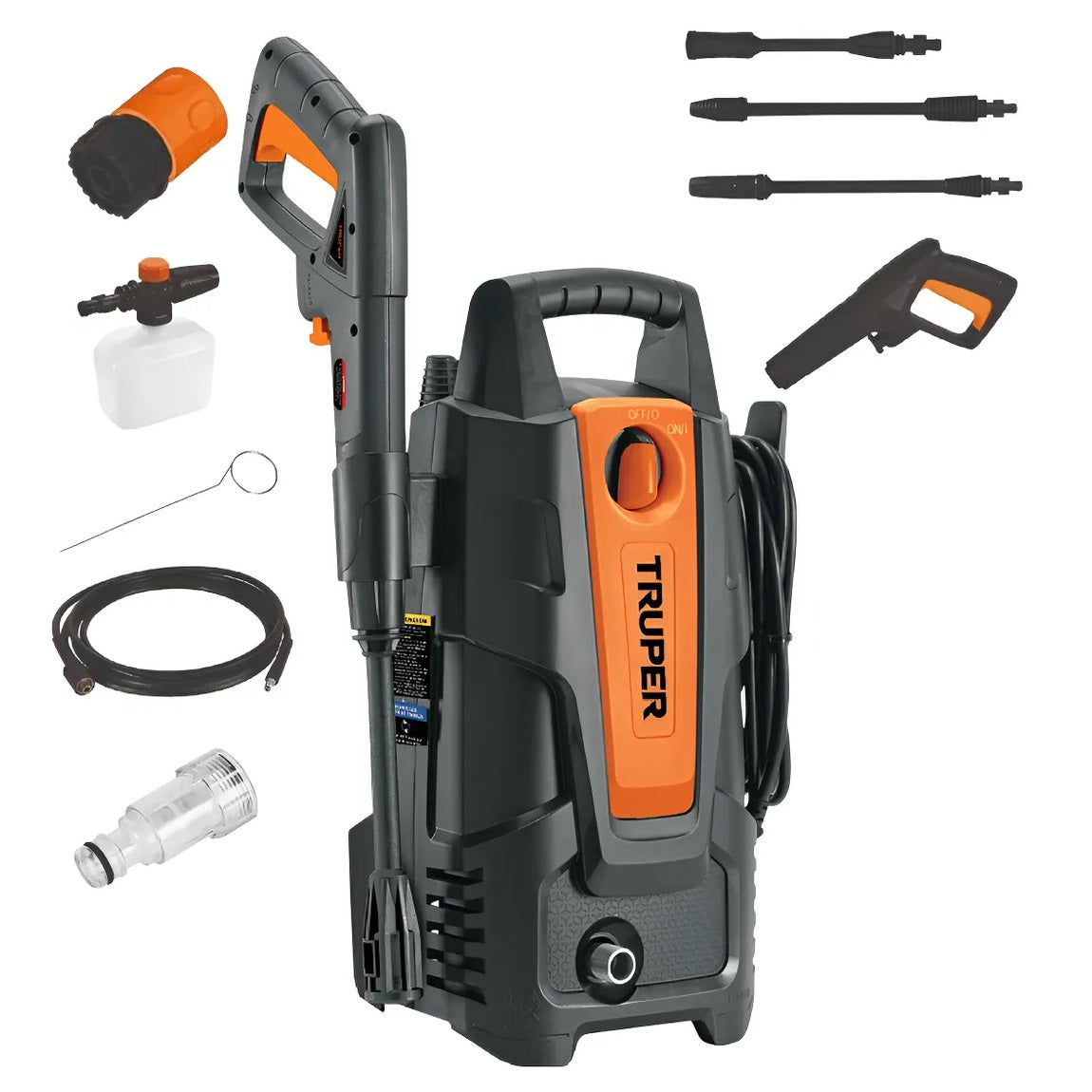 Hidrolavadora eléctrica 1500 PSI, Truper