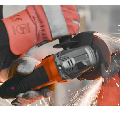 Esmeriladora Angular 4-1/2" 850W TRUPER ERGO PRO - Motor Balero Bolas Mango Ajustable