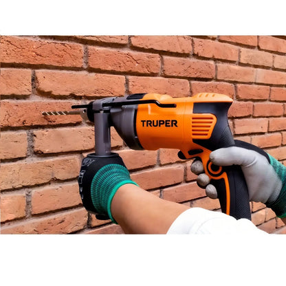 Rotomartillo TRUPER PRO 1/2 Pulgada 850W - Taladro Percutor Profesional con Mango Ergonómico y Selector de Función