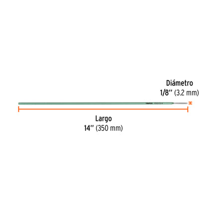 Electrodos 6013 1/8 Pulgada Truper 1kg - Soldadura Profesional Acero Suave CA/CD - Herrería y Estructuras Ligeras