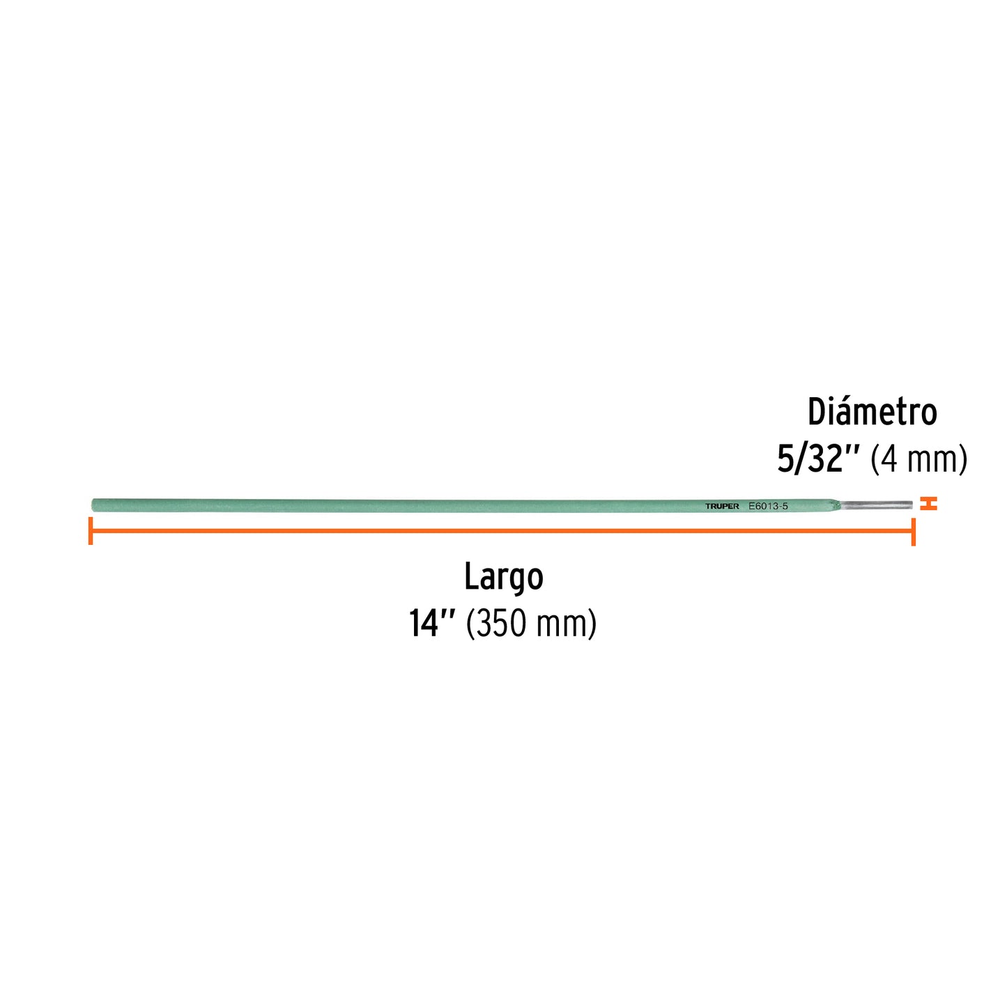 Electrodos para Soldadura 6013 5/32" Truper 1kg - Solución Profesional para Estructuras Ligeras, Láminas Delgadas y Herrería - Arco Estable Sin Porosidad E6013-5